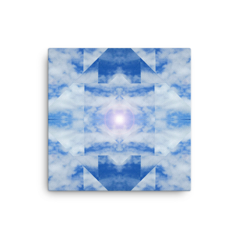 Triangle Skies Canvas