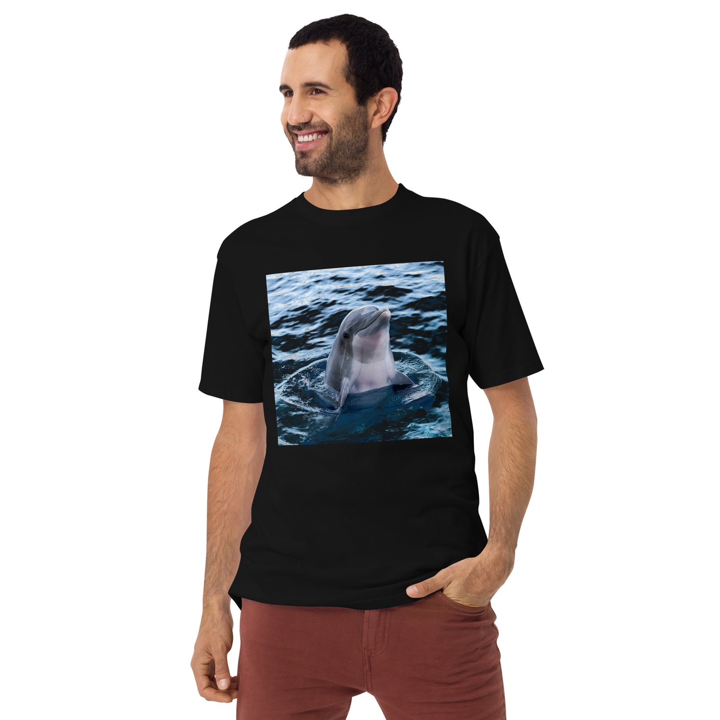 Dolphin Men’s Premium Heavyweight Tee