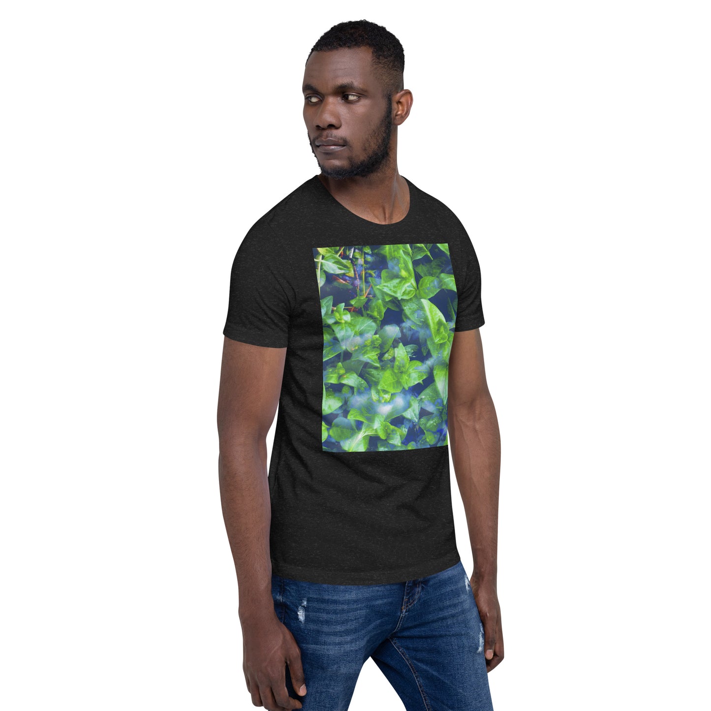 Foggy Leaves Unisex t-shirt