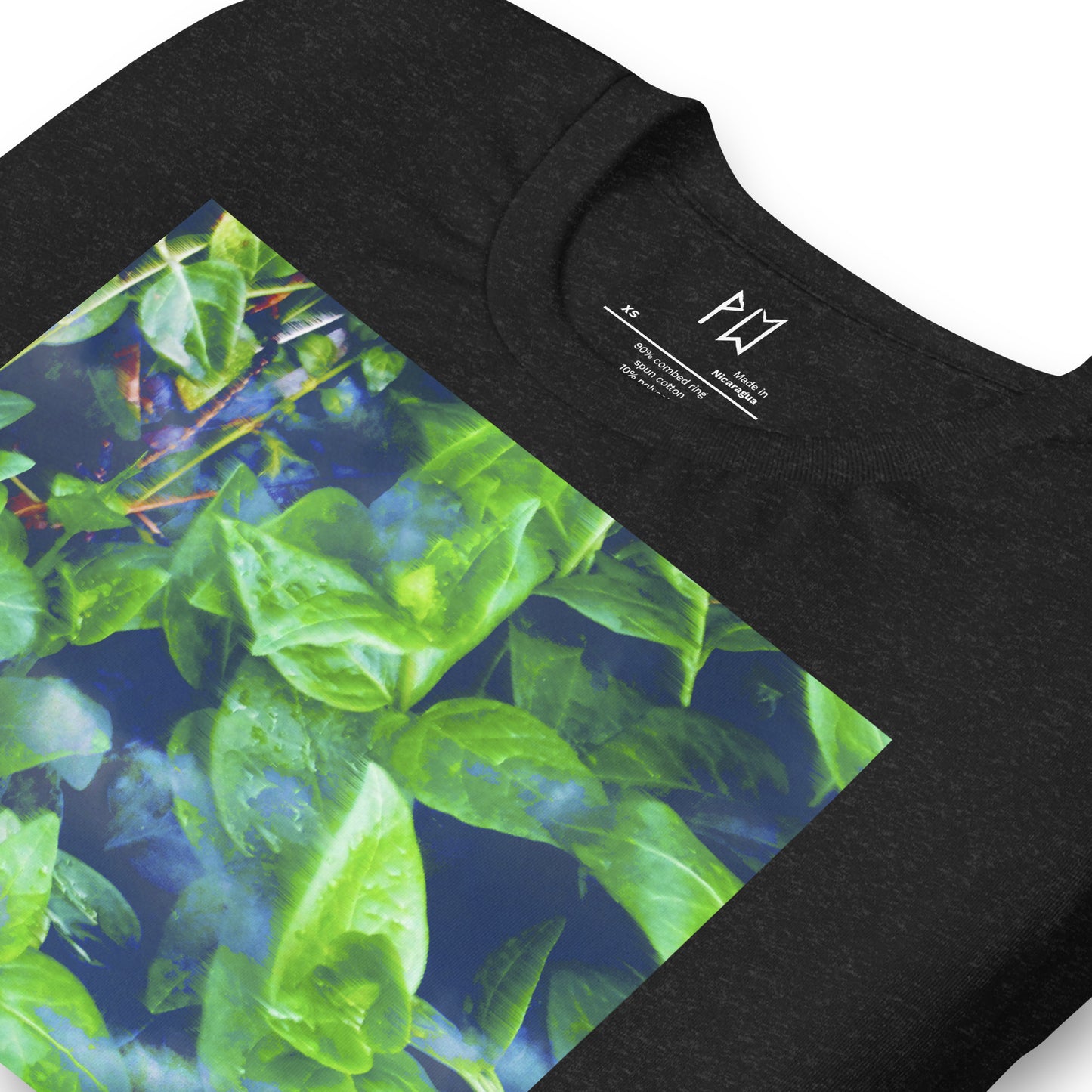 Foggy Leaves Unisex t-shirt