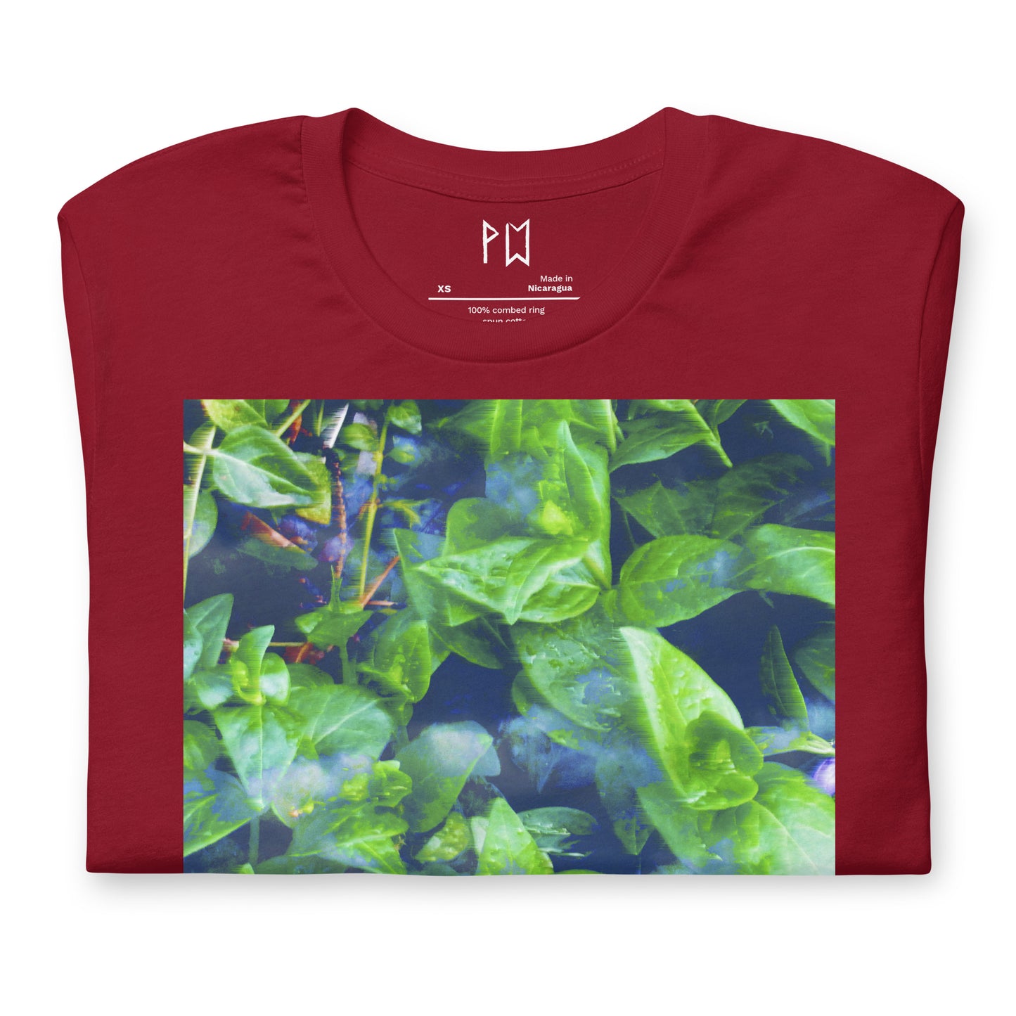 Foggy Leaves Unisex t-shirt