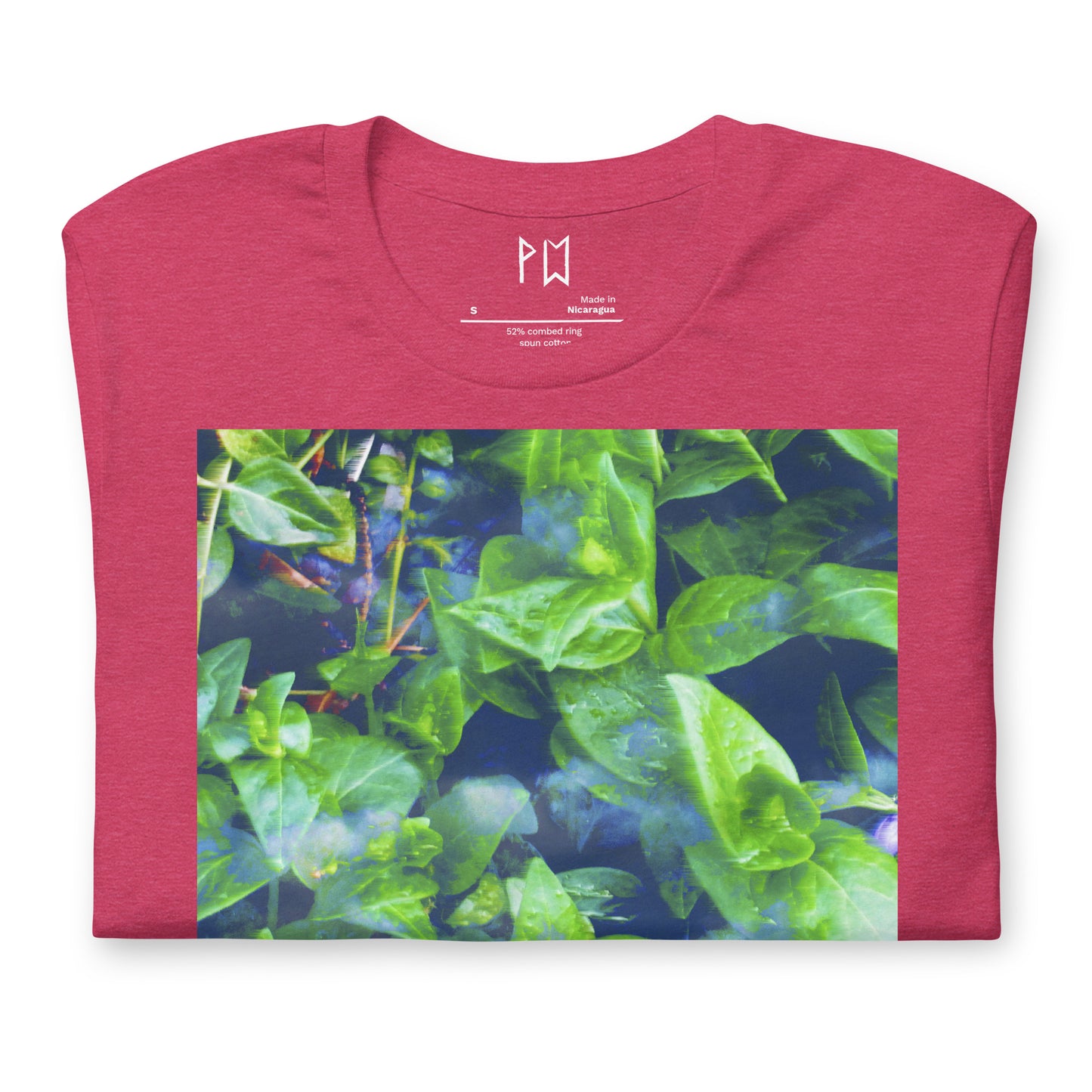 Foggy Leaves Unisex t-shirt