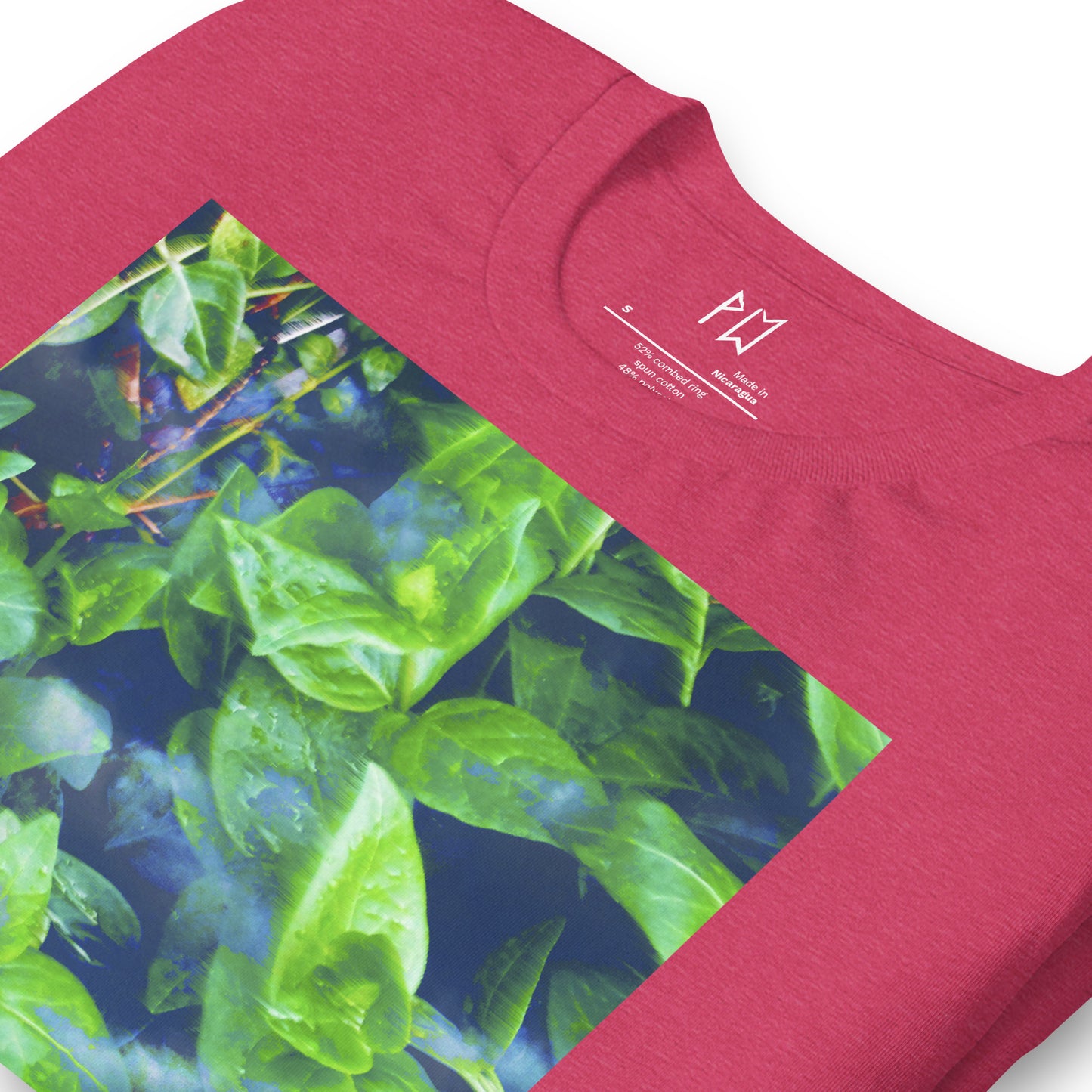 Foggy Leaves Unisex t-shirt