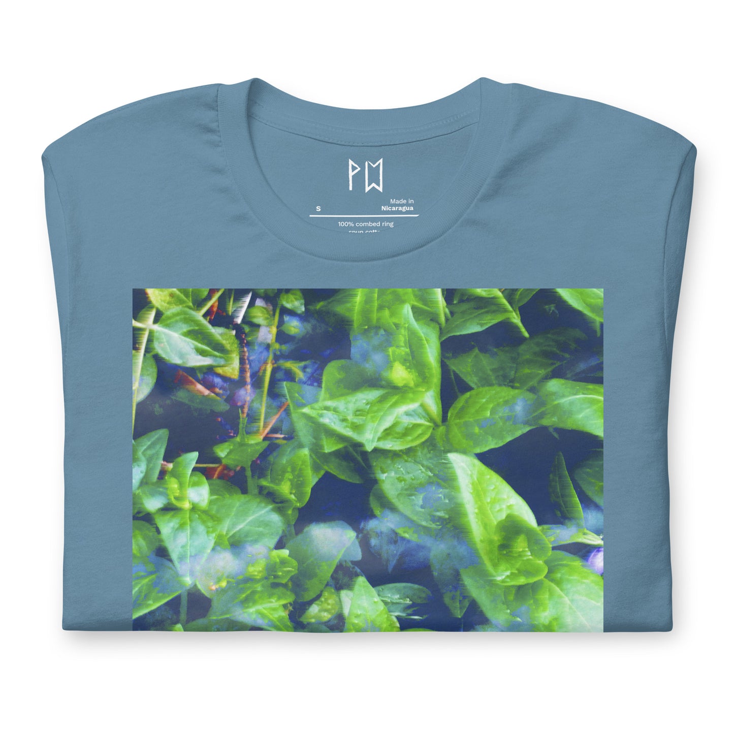 Foggy Leaves Unisex t-shirt