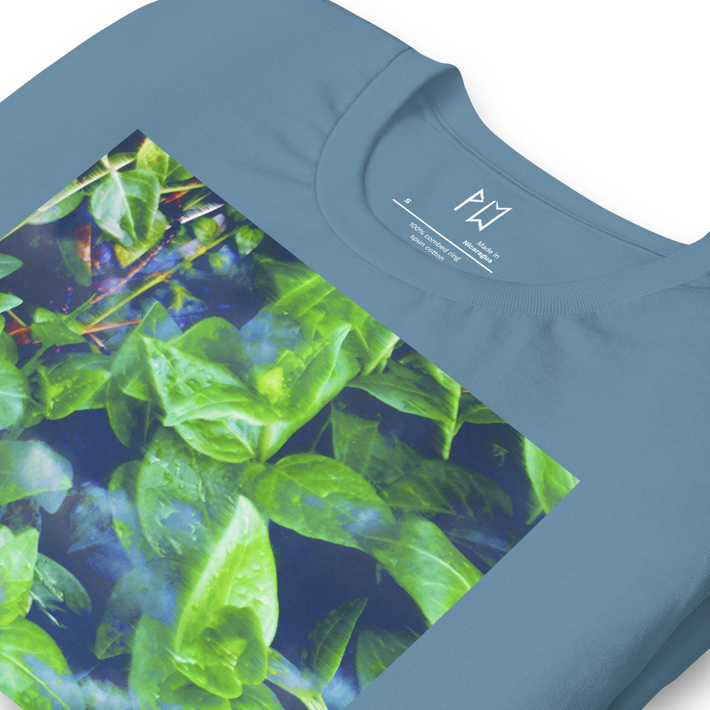 Foggy Leaves Unisex t-shirt