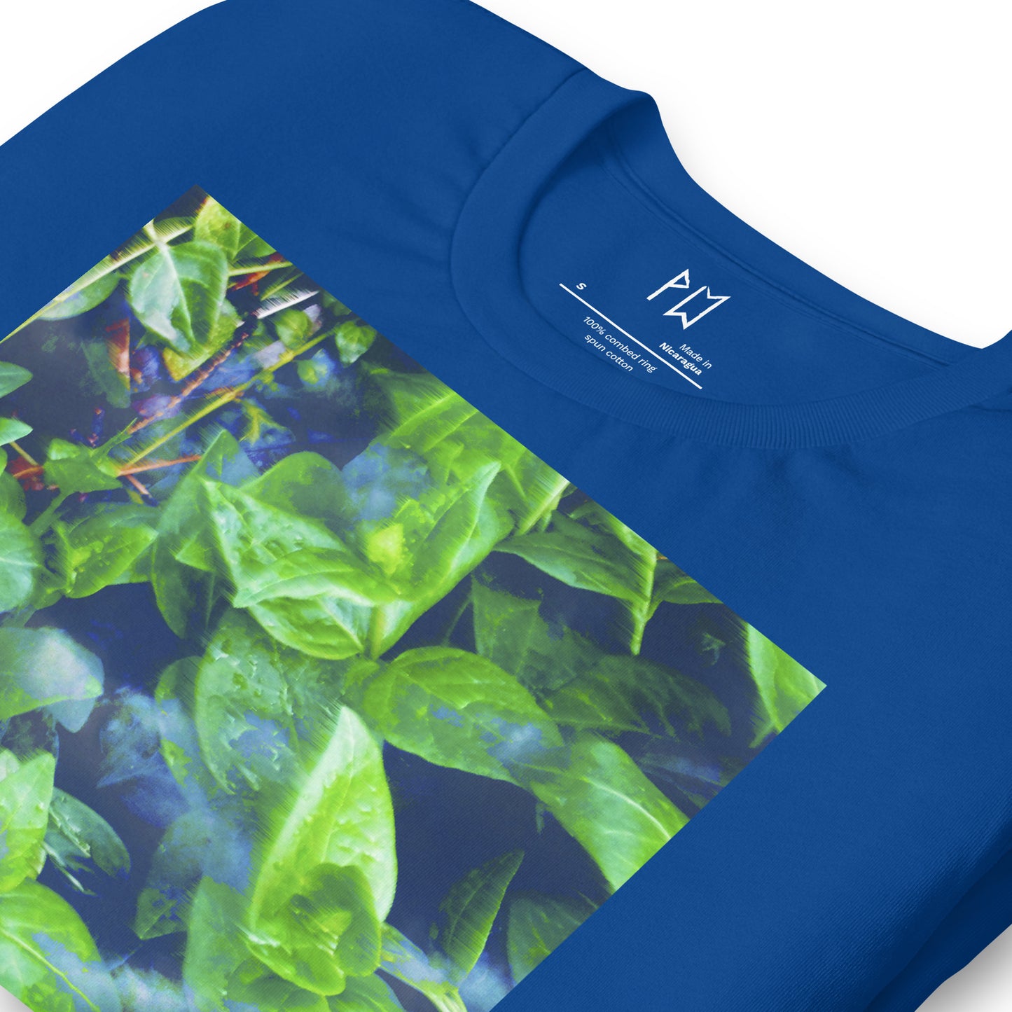 Foggy Leaves Unisex t-shirt