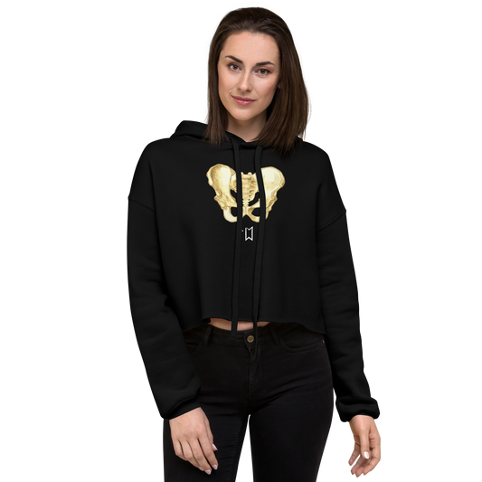 Bones Crop Hoodie