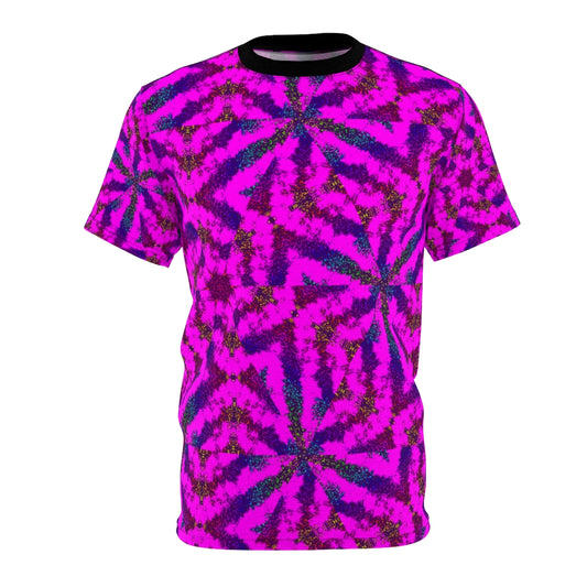 Pink Fractal All Over Print Tee