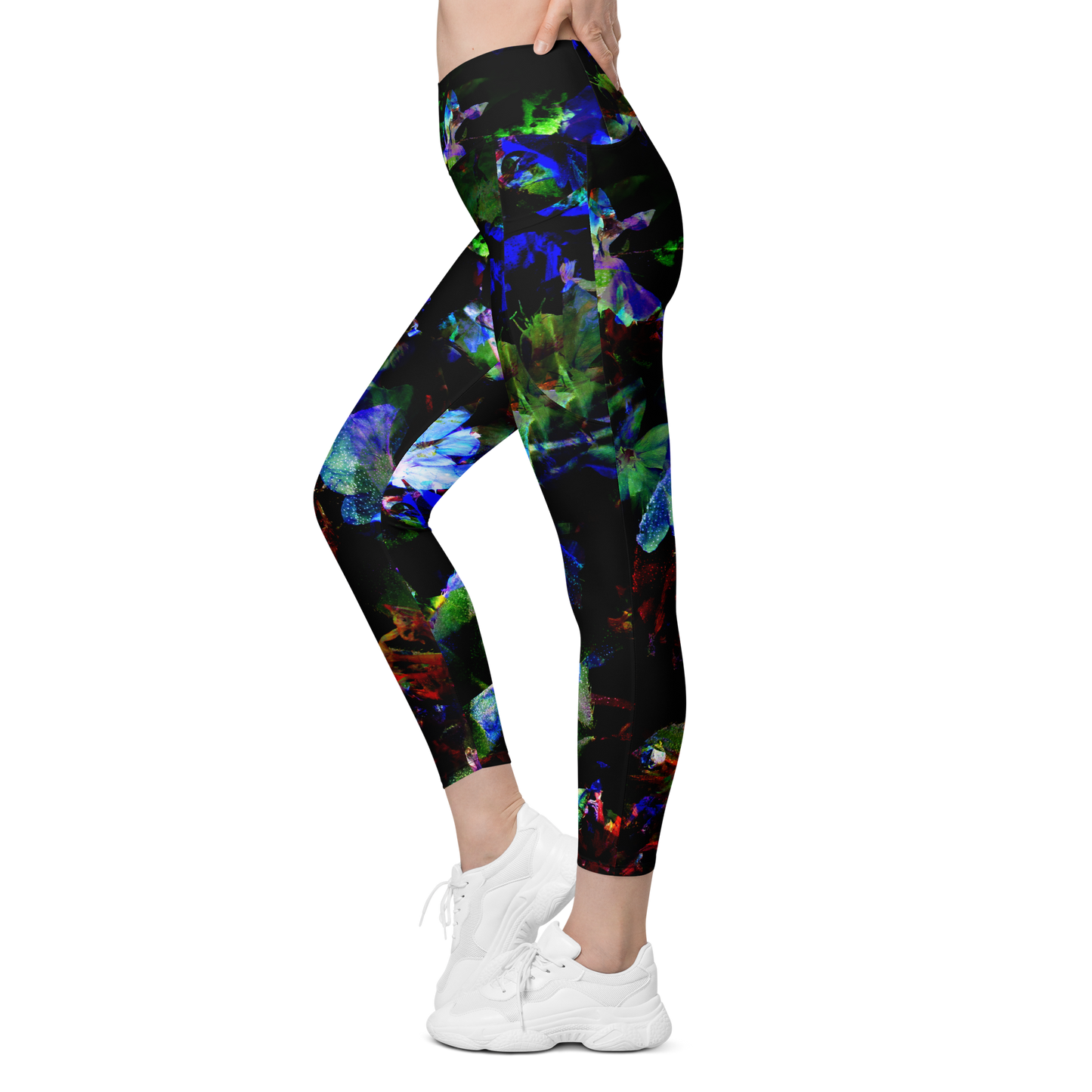 Jungle Visions Crossover Leggings With Pockets