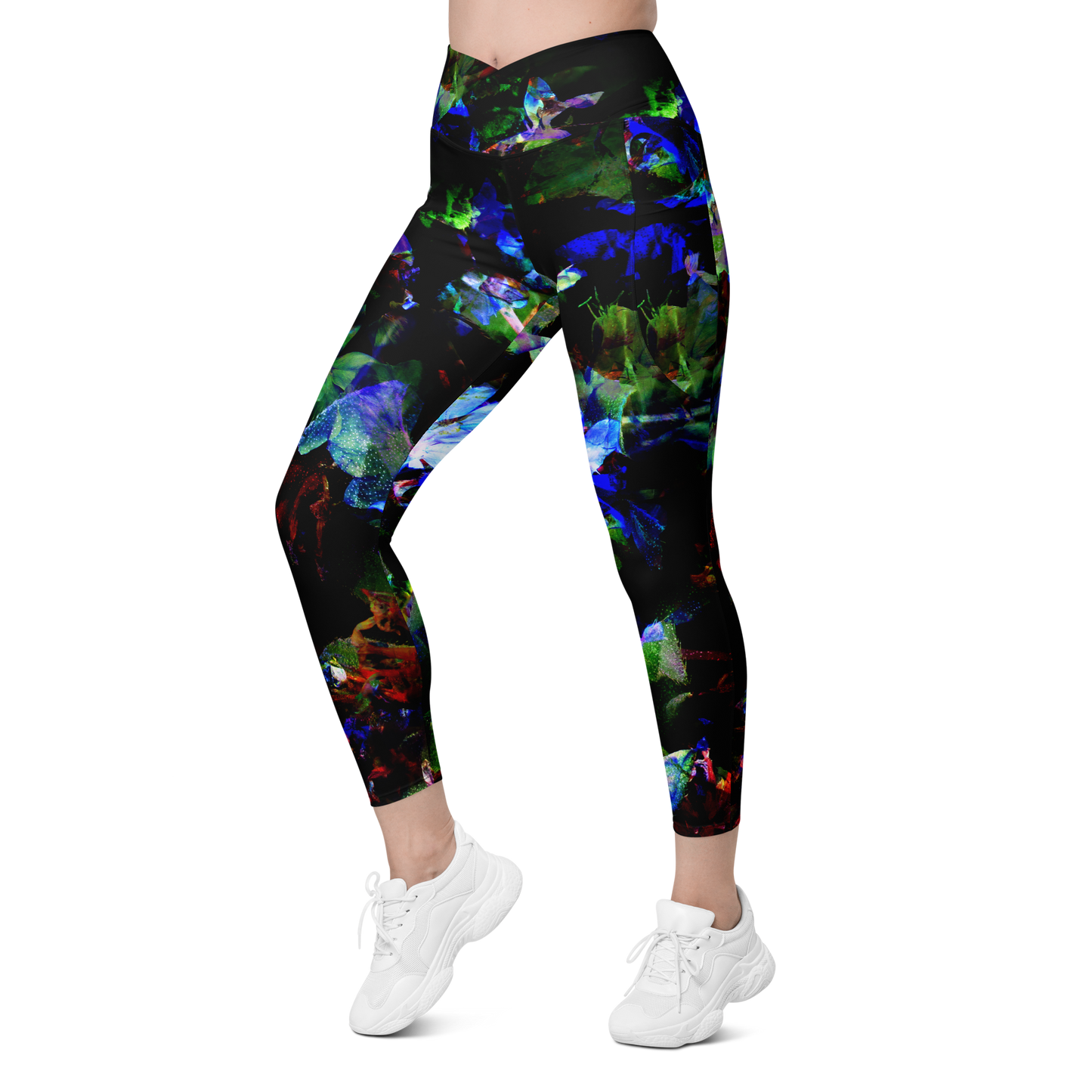 Jungle Visions Crossover Leggings With Pockets