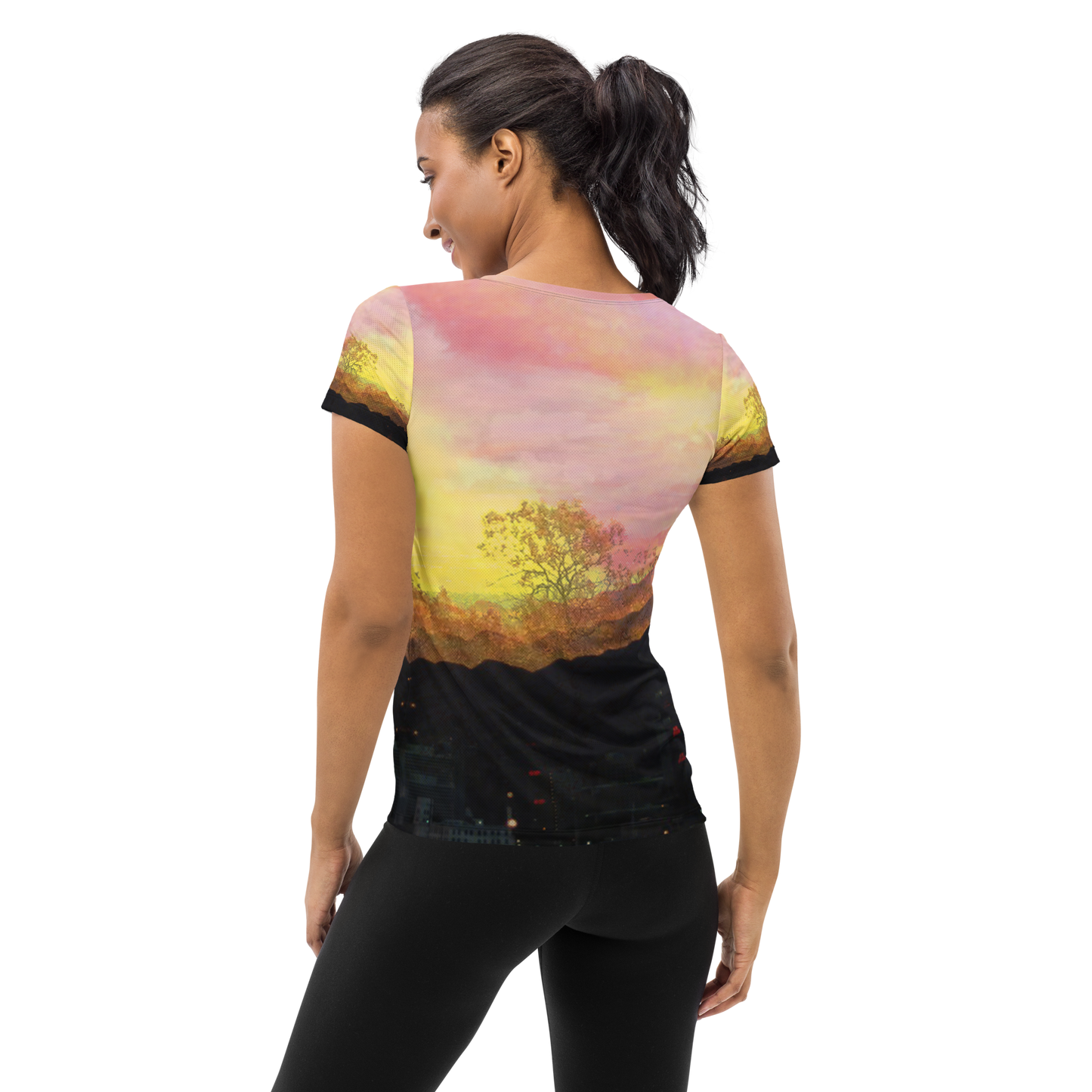 City Sunrise Women's Athletic T-shirt