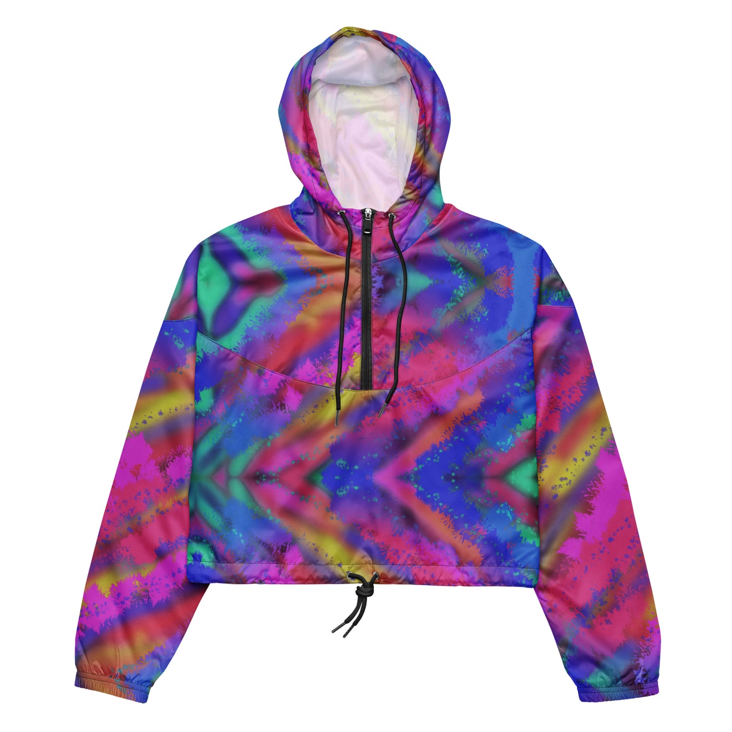 Paint Cropped Windbreaker