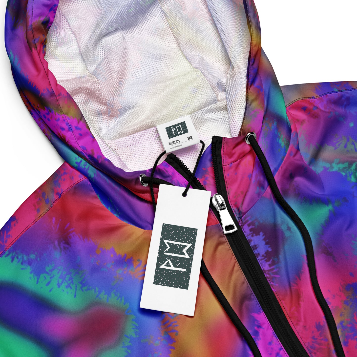 Paint Cropped Windbreaker