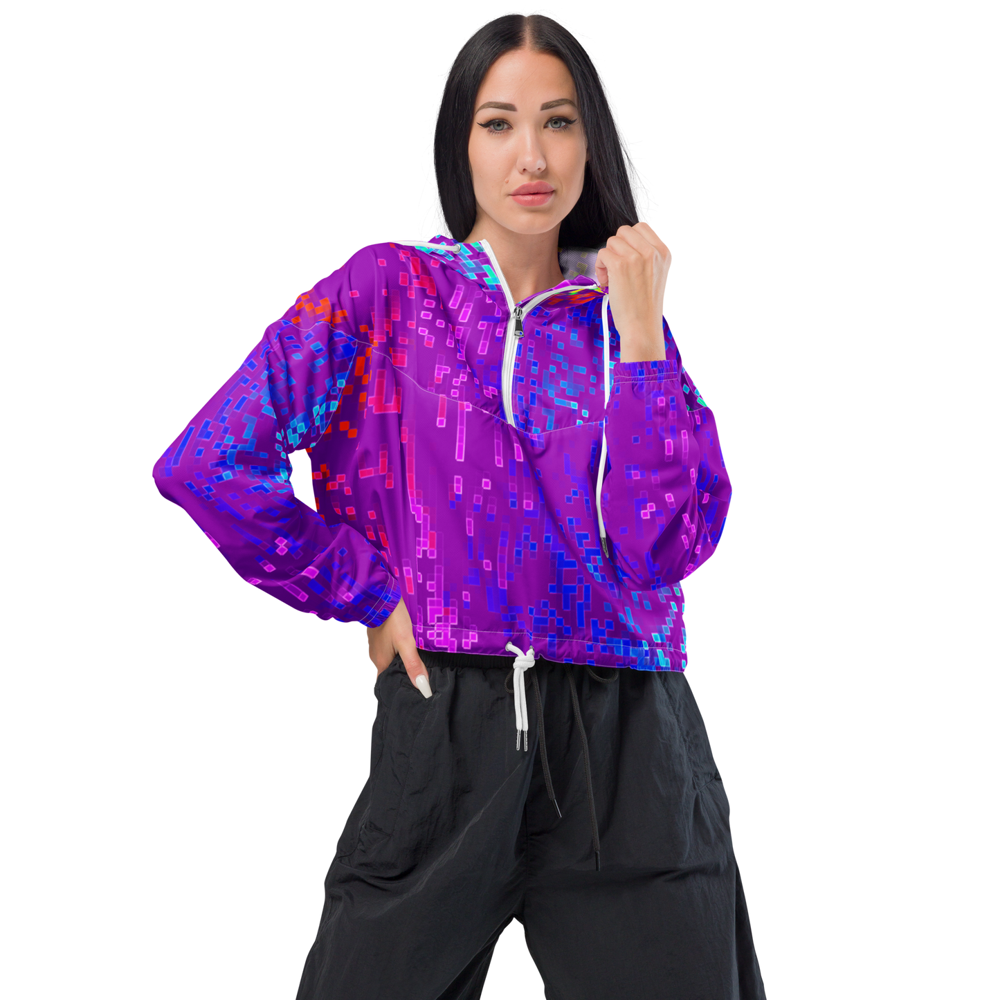 Arcade Cropped Windbreaker