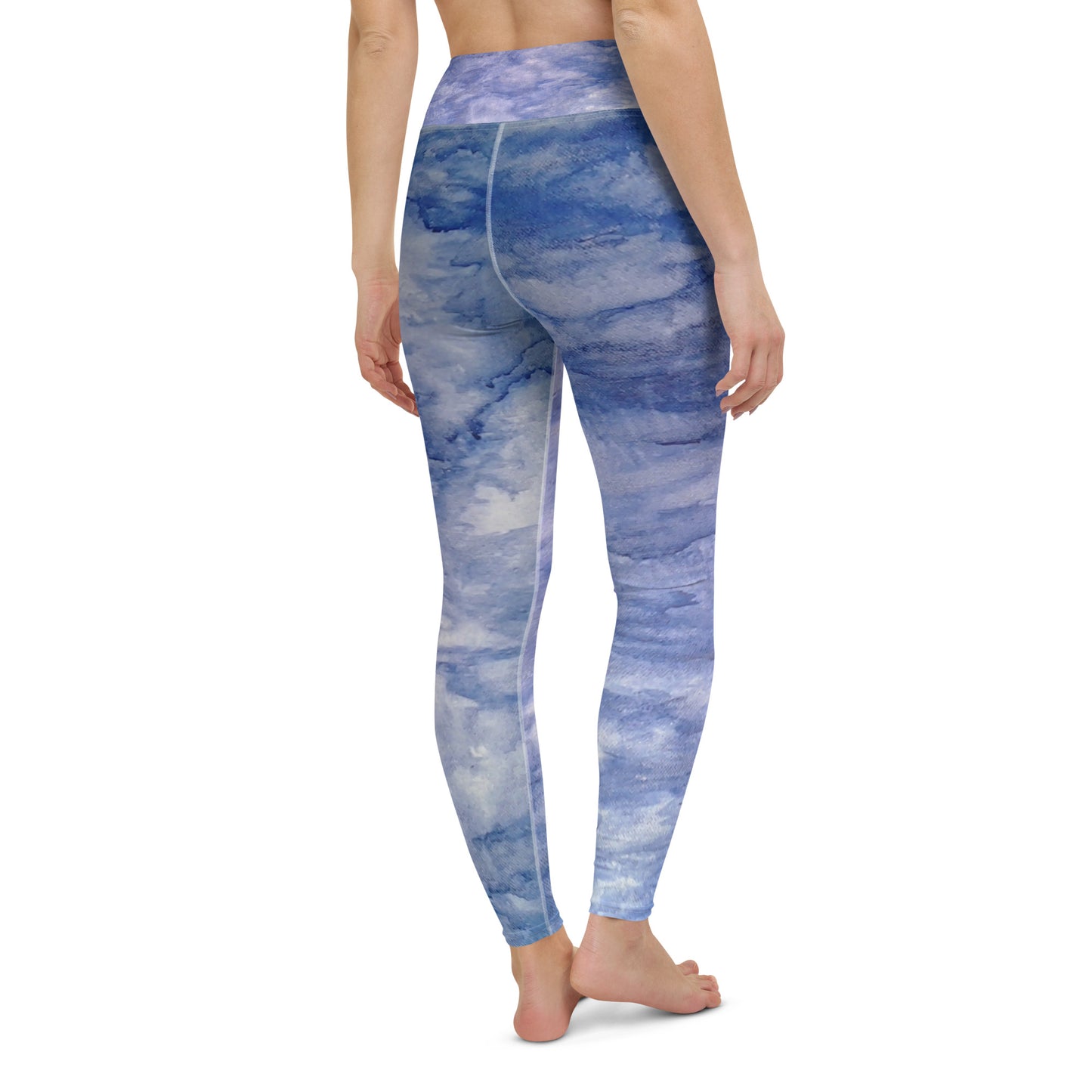 Watercolor Skies Yoga Leggings