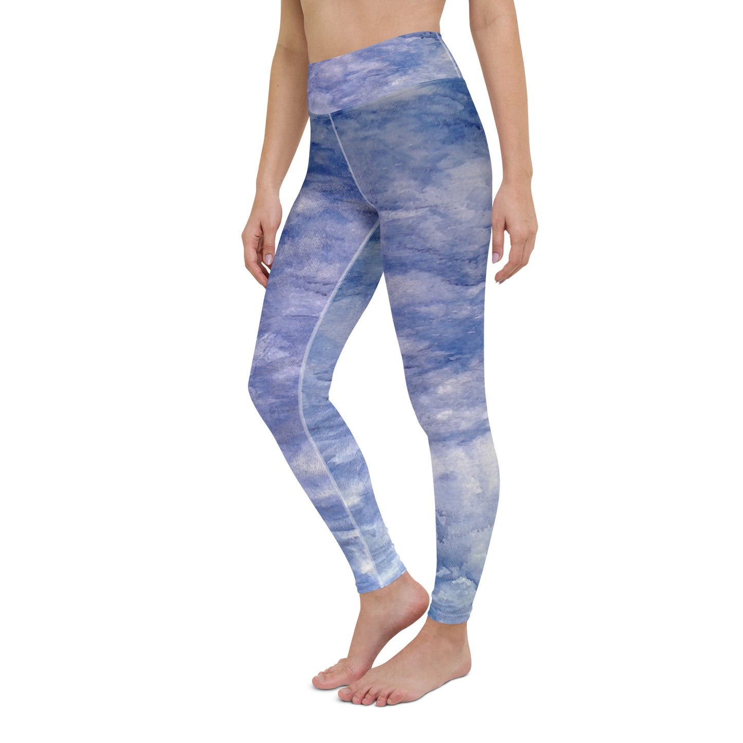 Watercolor Skies Yoga Leggings