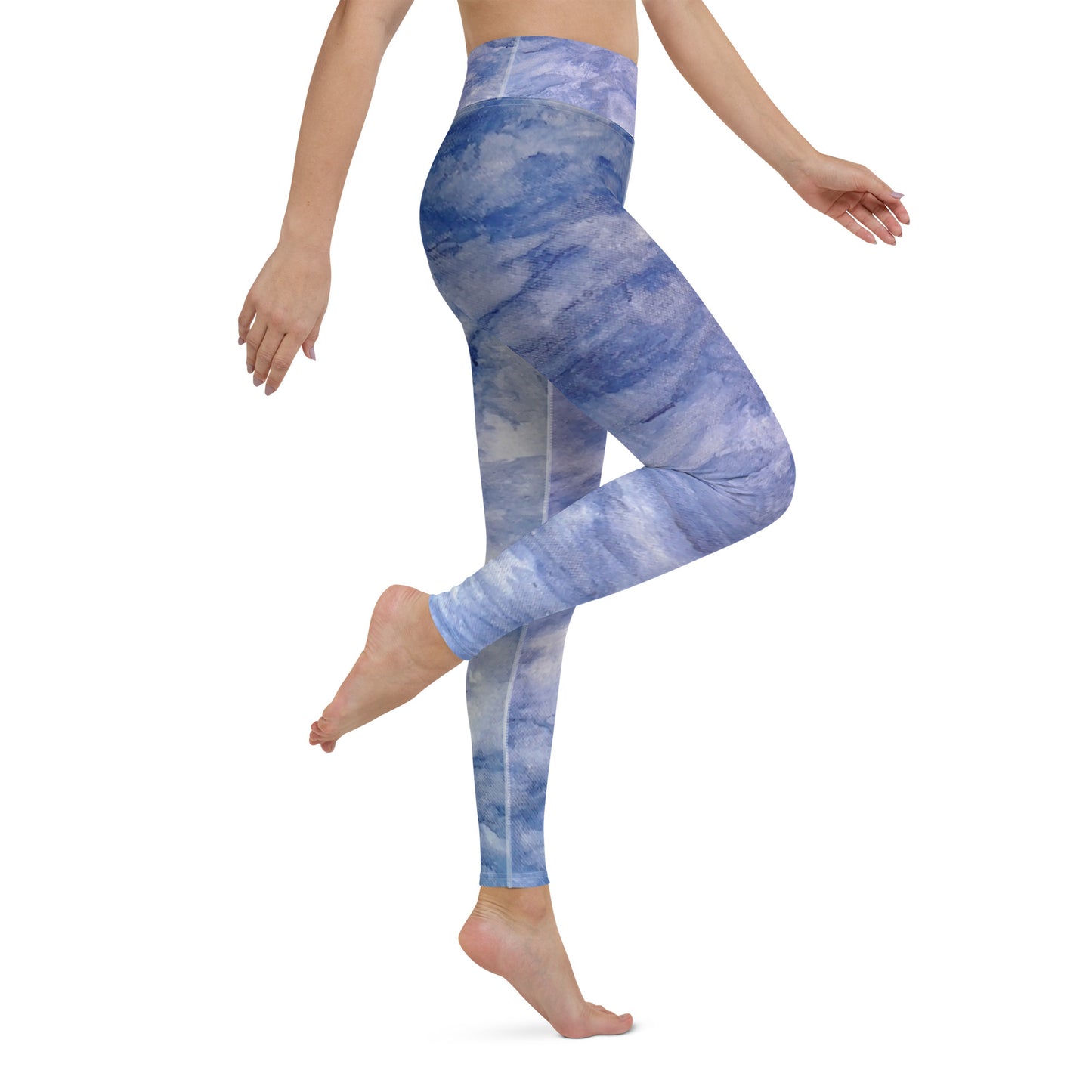 Watercolor Skies Yoga Leggings