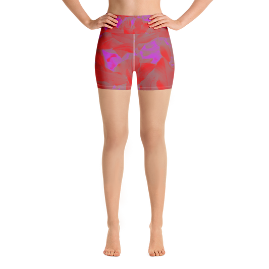 Leafy Yoga Shorts