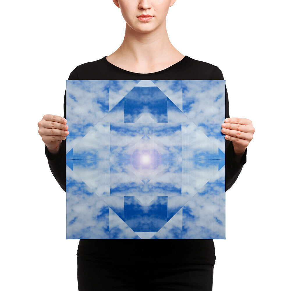 Triangle Skies Canvas