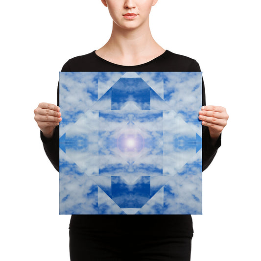 Triangle Skies Canvas