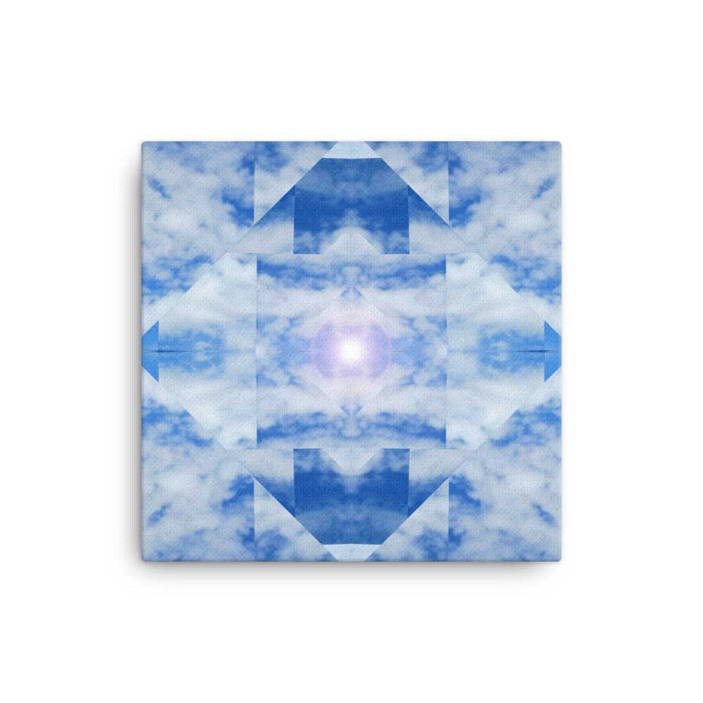 Triangle Skies Canvas