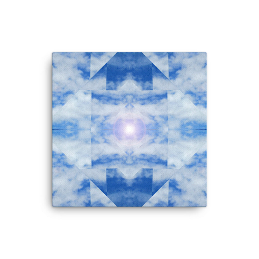 Triangle Skies Canvas