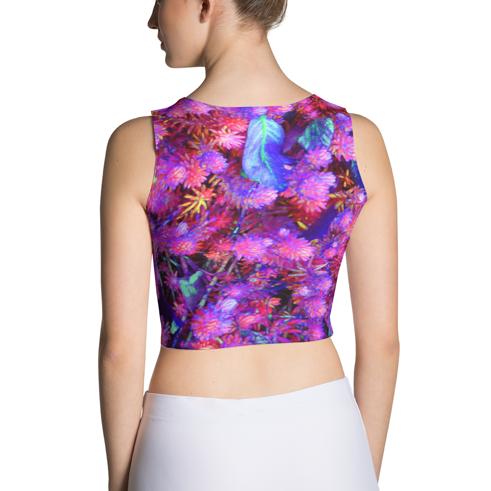 Neon Blooms Crop Top