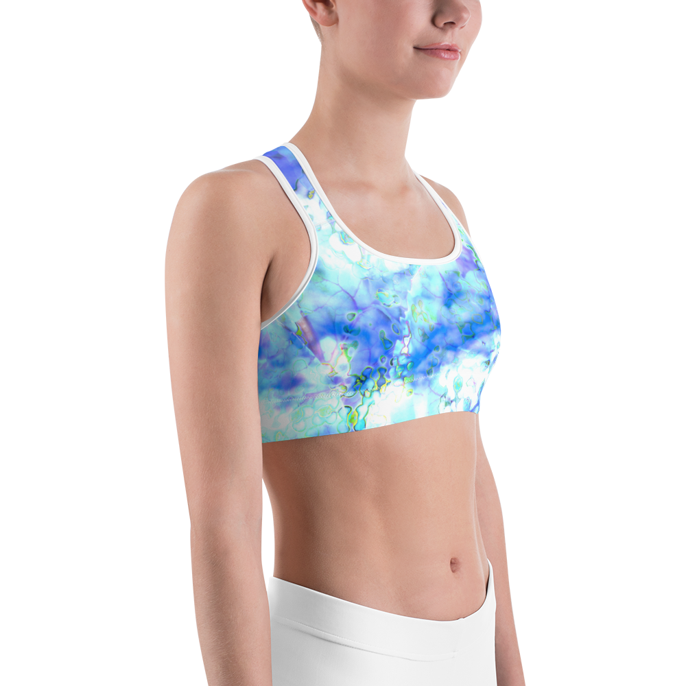 Melting Skies Sports Bra