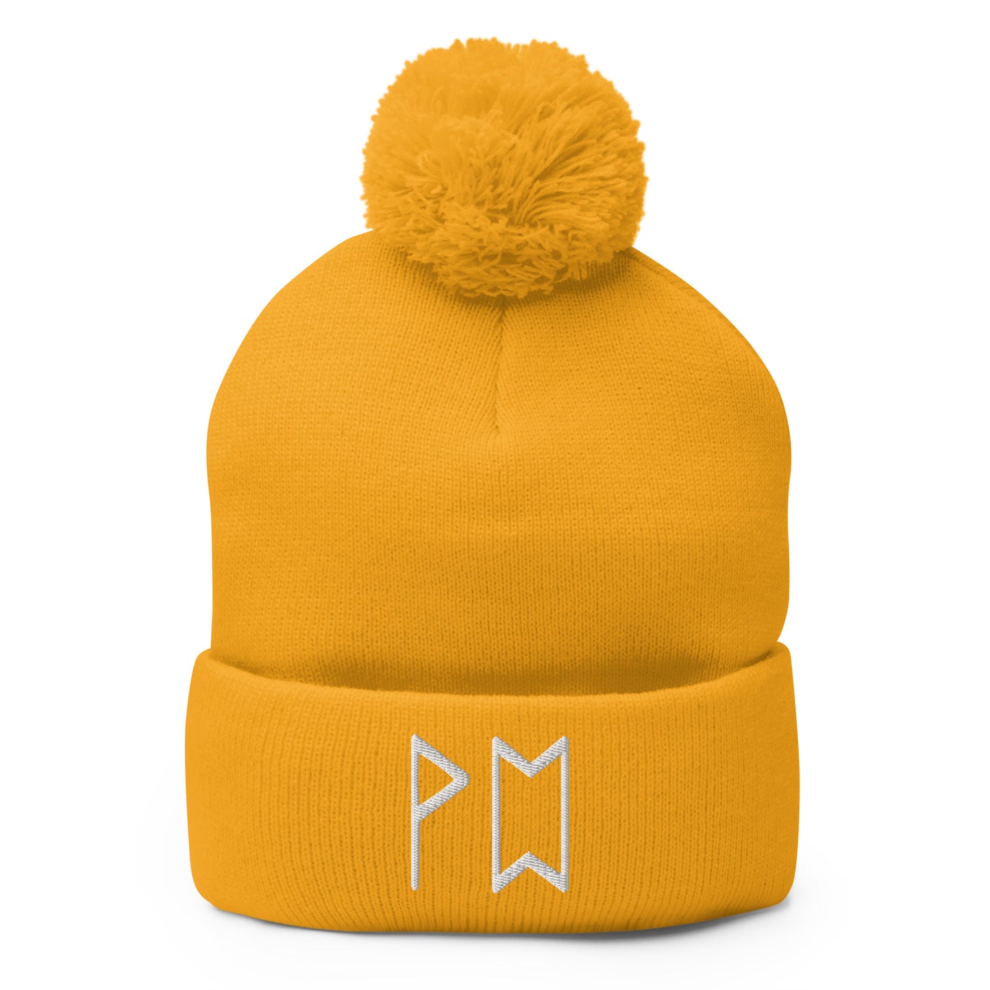 Original Runes Pom-Pom Beanie