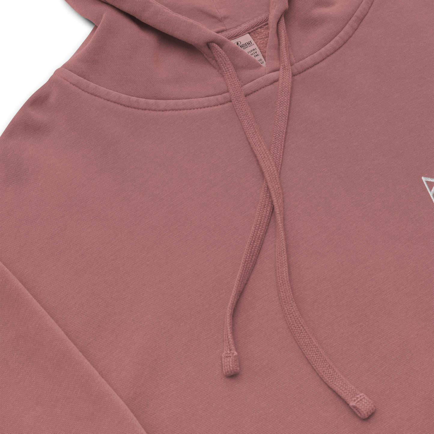 Embroidered Runes Pigment-dyed Hoodie