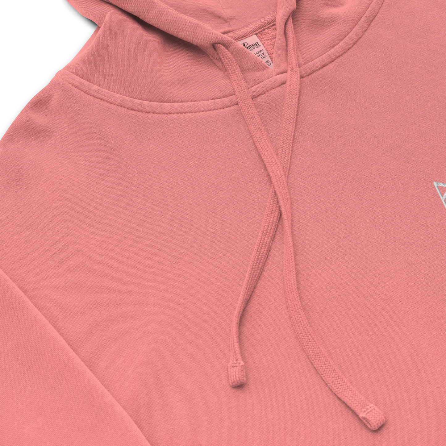 Embroidered Runes Pigment-dyed Hoodie