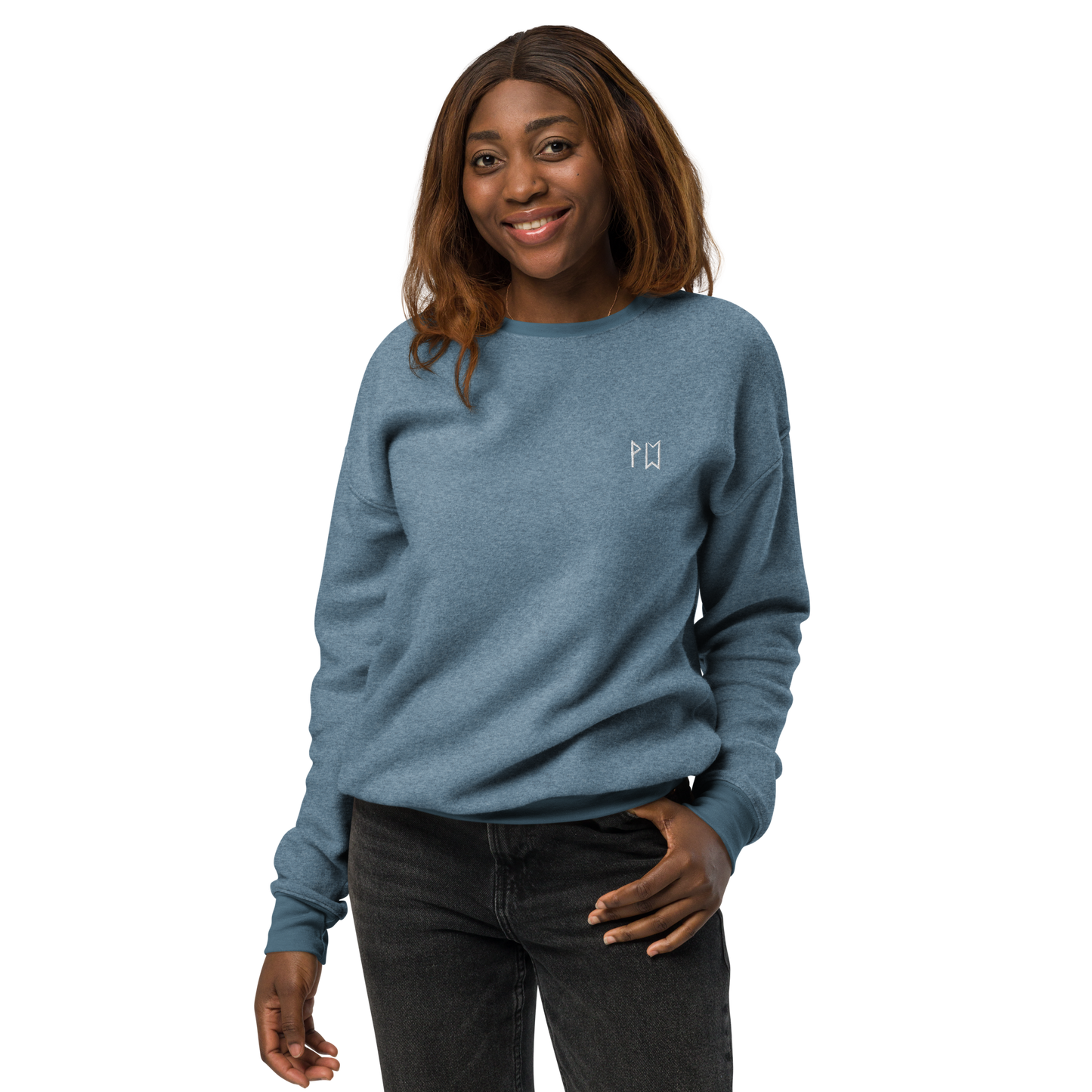 Runes Sueded Fleece Sweatshirt