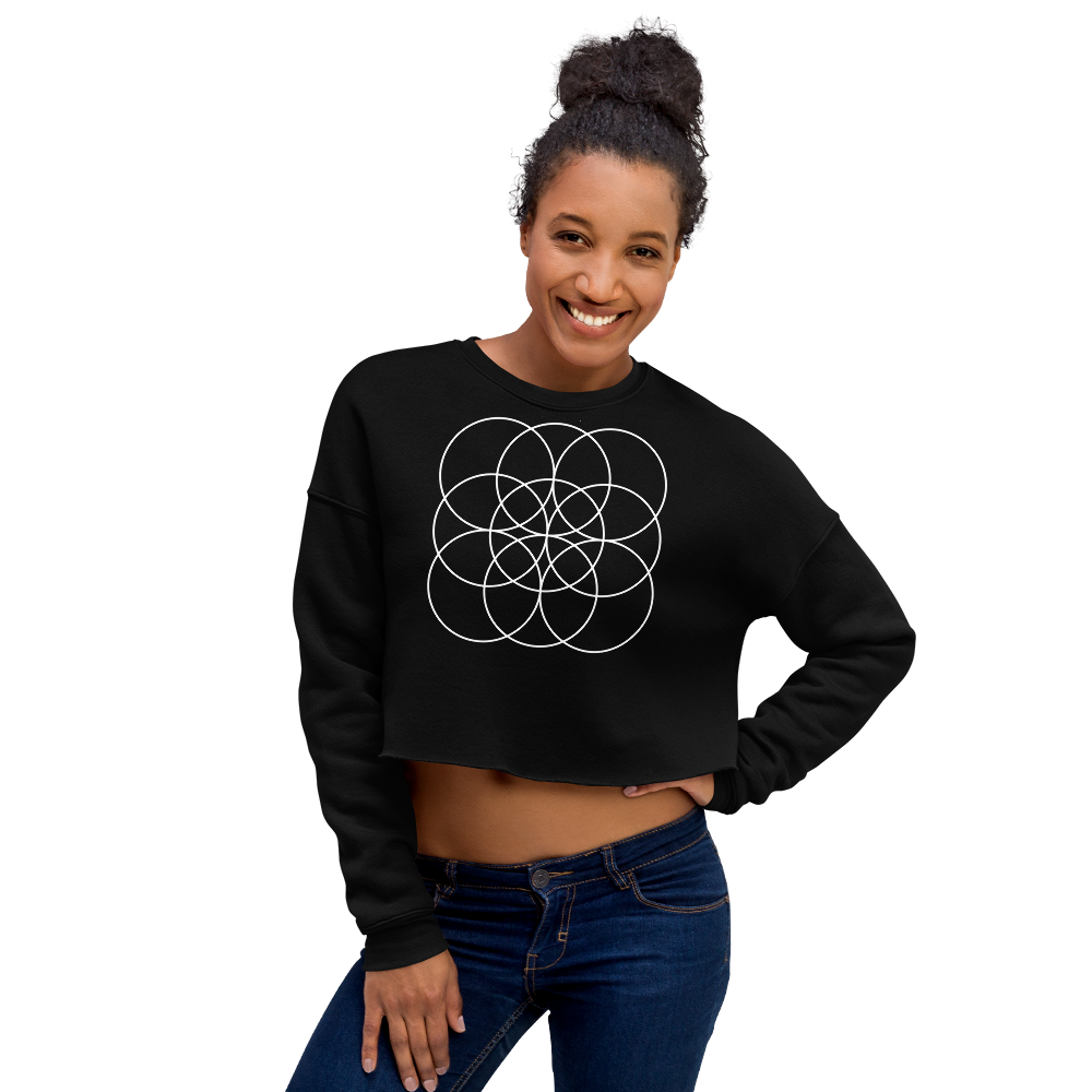 Circles Crop Sweatshirt