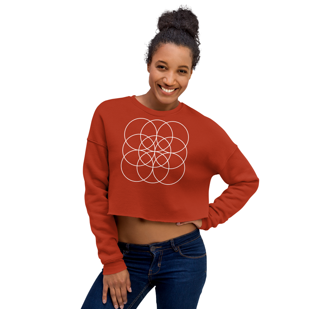 Circles Crop Sweatshirt