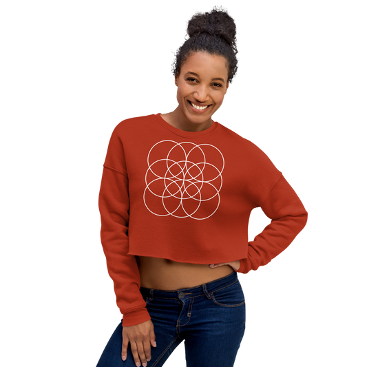 Circles Crop Sweatshirt