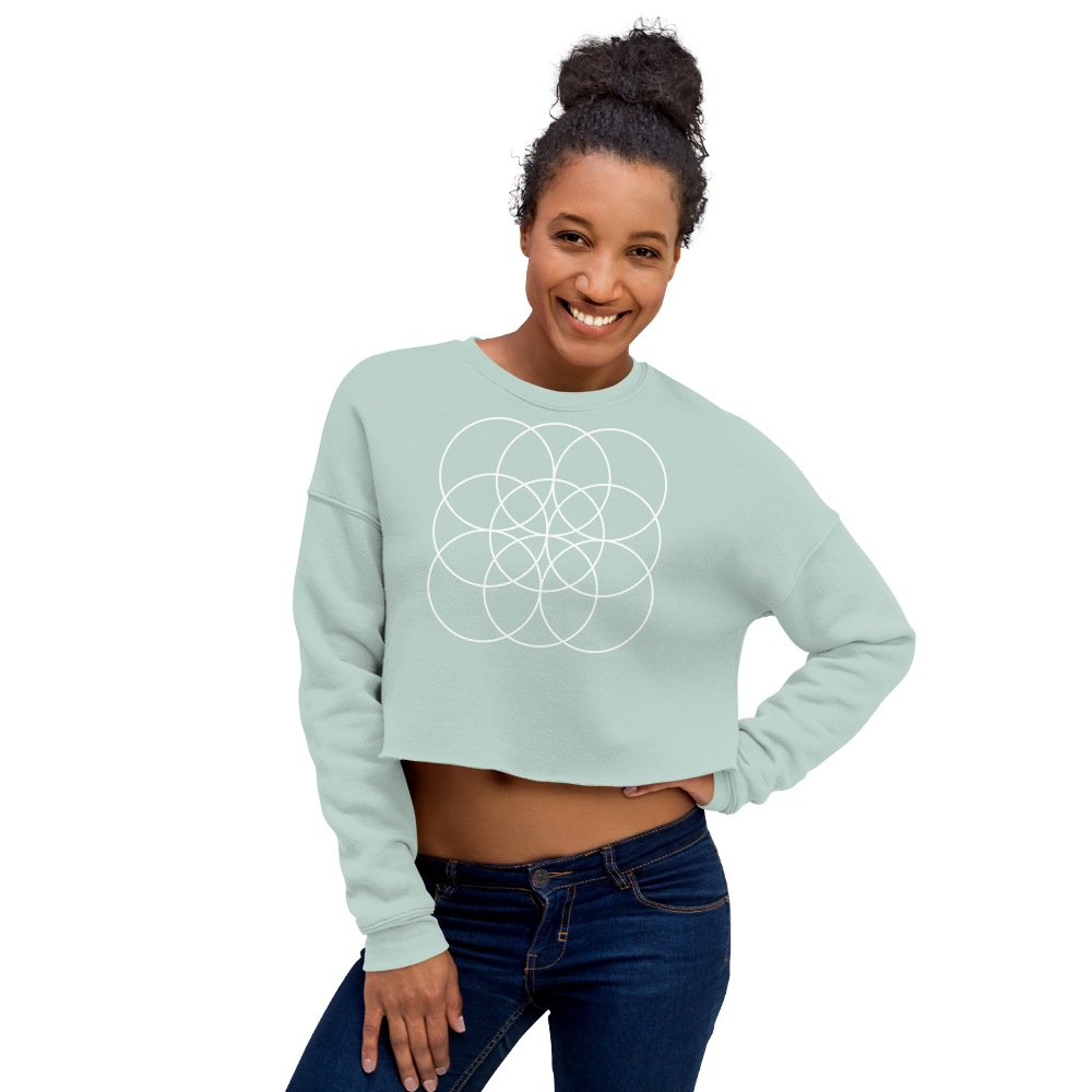 Circles Crop Sweatshirt