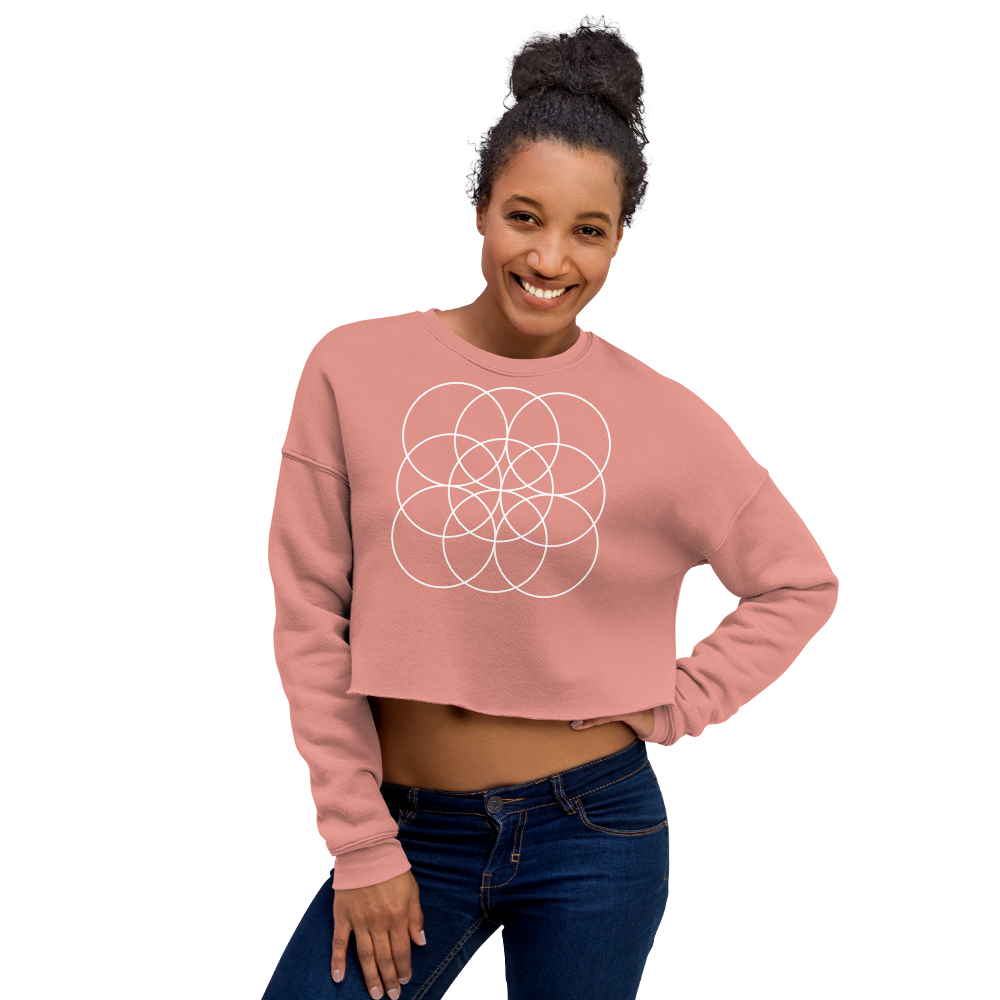 Circles Crop Sweatshirt