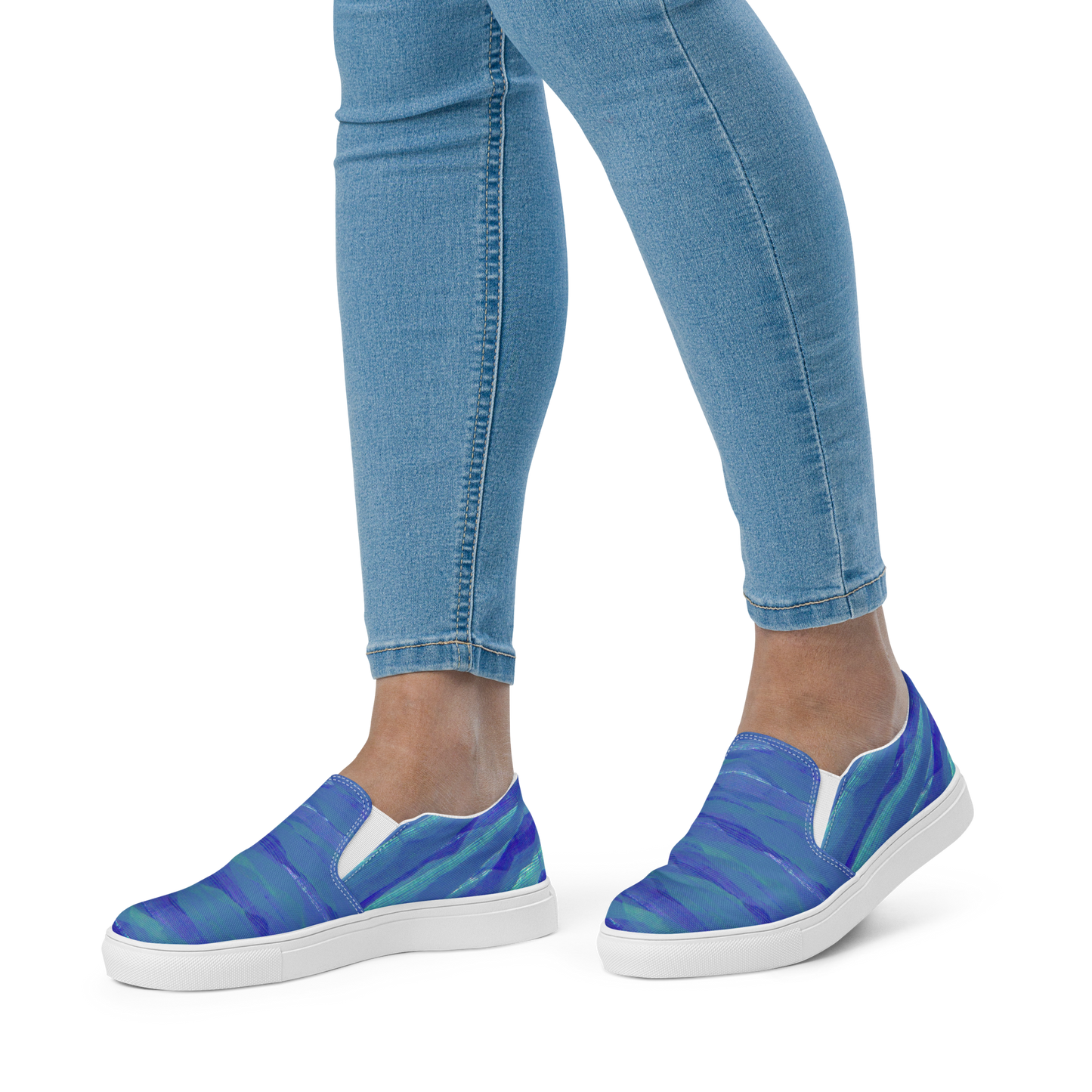 Wavy Women’s Slip-On Canvas Shoes