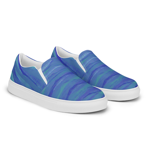 Wavy Women’s Slip-On Canvas Shoes